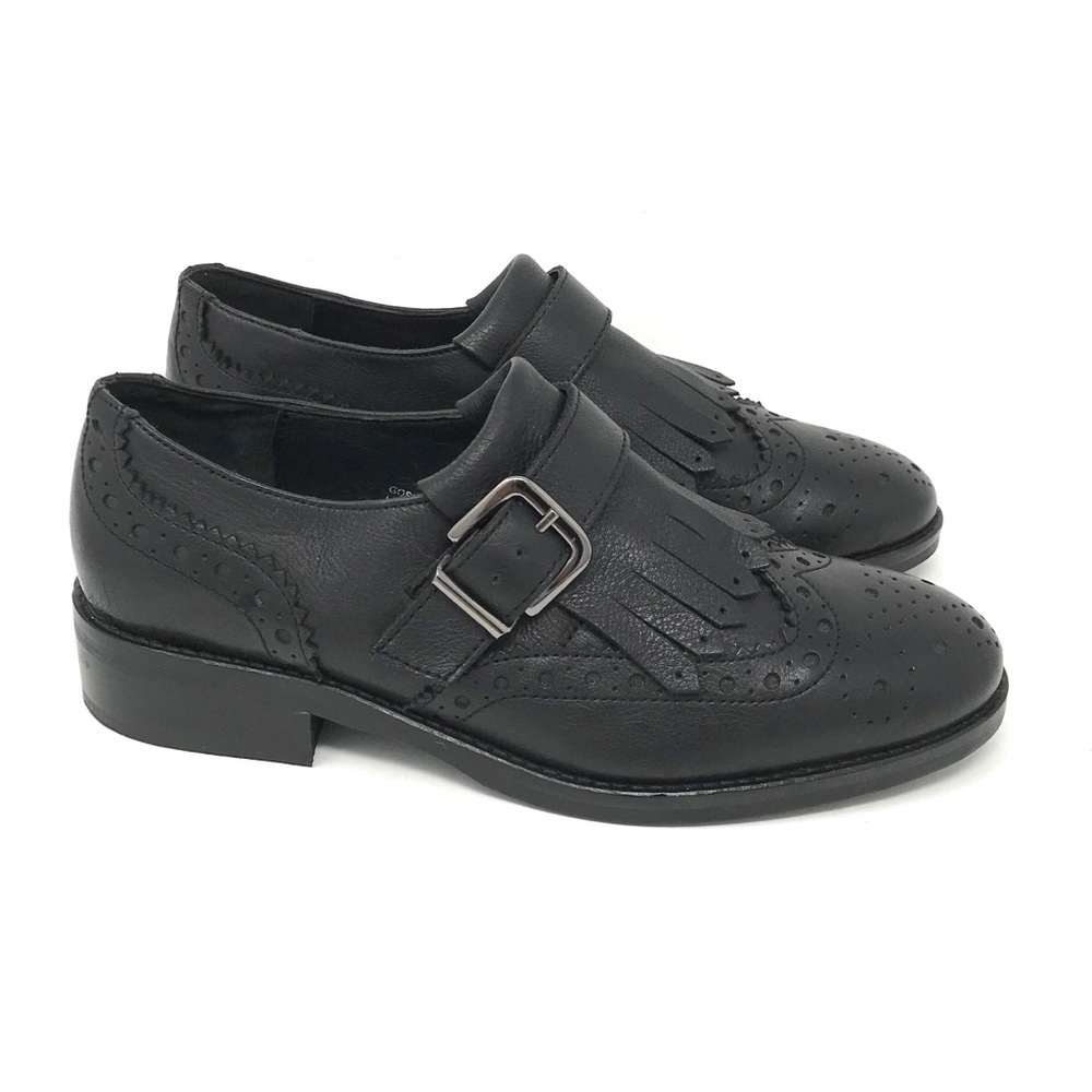 Dune London Gospel Black Kiltie Loafers Shoes 5